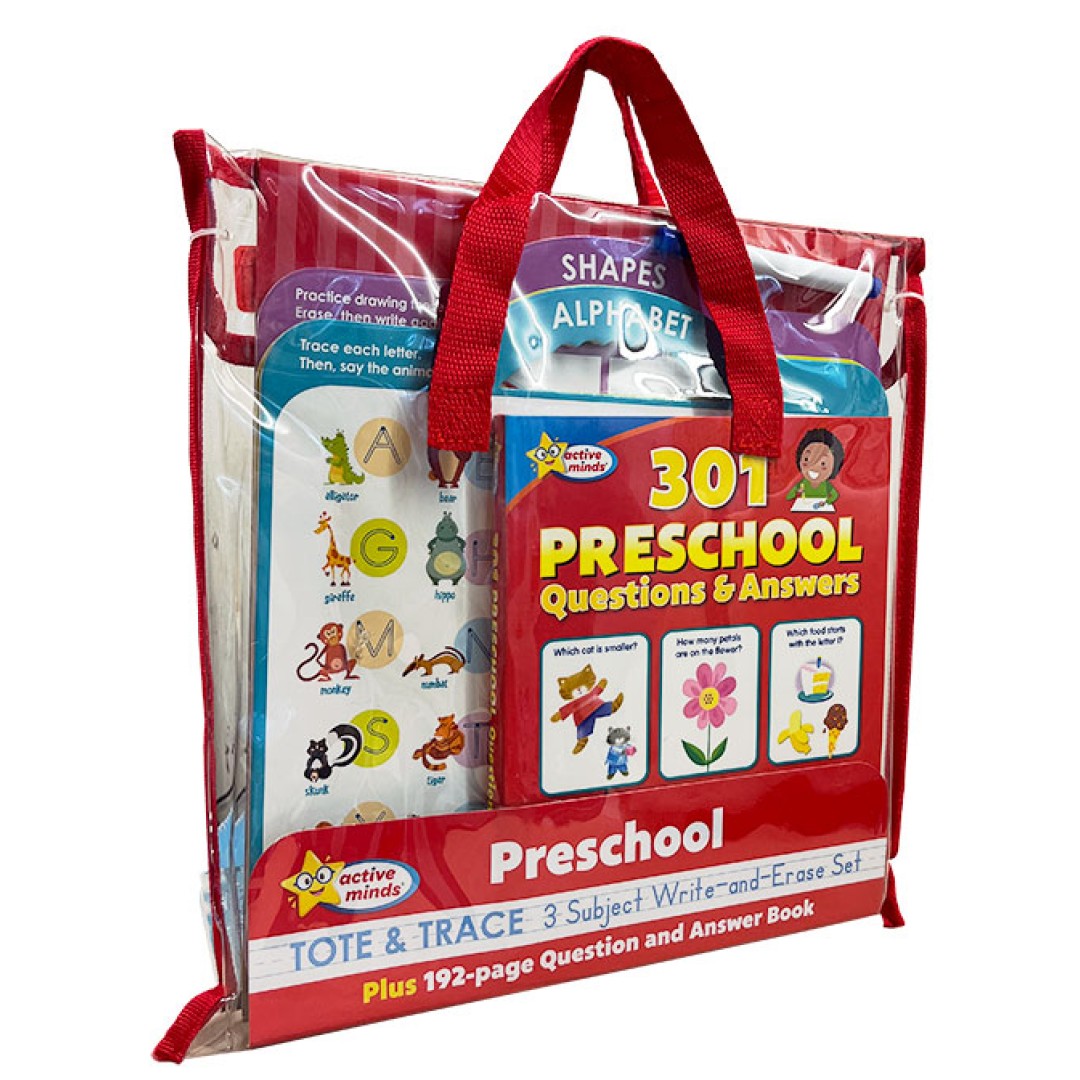 Active Minds Preschool Tote & Trace