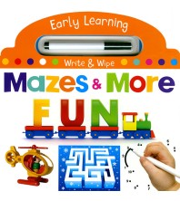 Early Learning Write & Wipe Mazes & More Fun