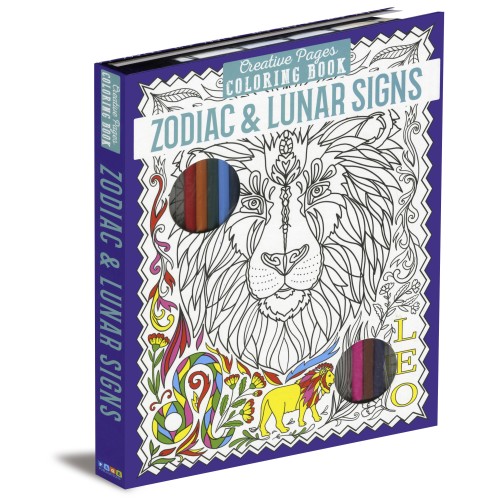 Zodiac & Lunar Signs Coloring Book