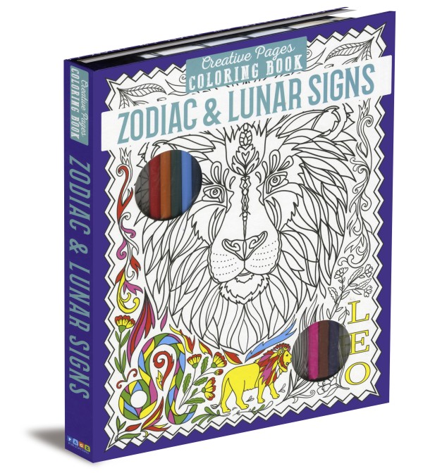 Zodiac & Lunar Signs Coloring Book