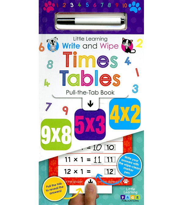 Little Learning Write and Wipe Times Tables