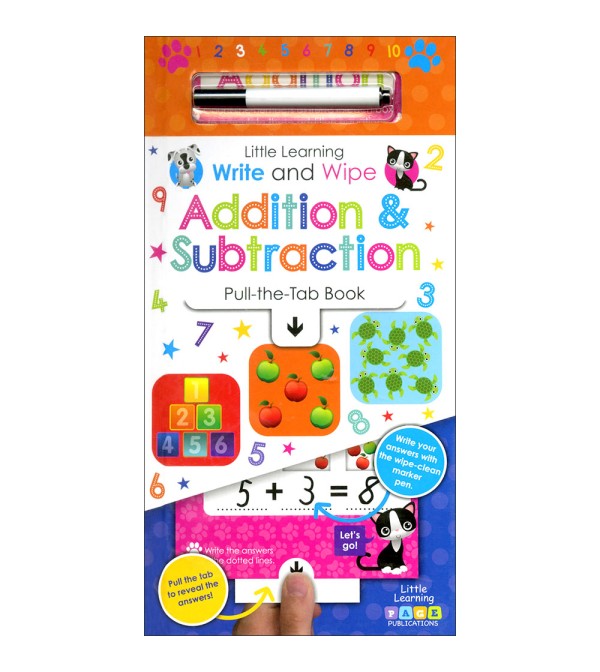 Little Learning Write and Wipe Addition & Subtraction