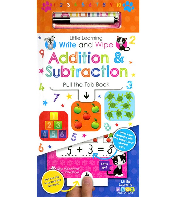 Little Learning Write and Wipe Addition & Subtraction