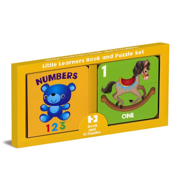 Little Learners Book and Puzzle Set Numbers 1 2 3
