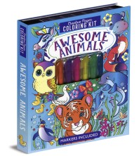 Awesome Animals Coloring Kit