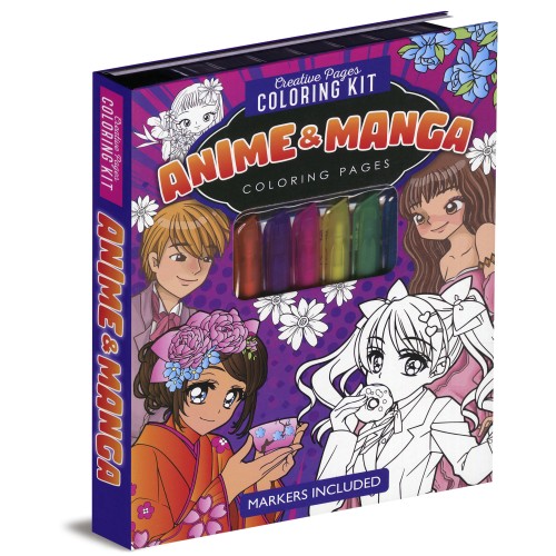 Anime & Manga Coloring Kit
