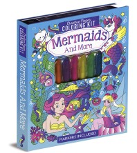 Creative Pages Coloring Kit Mermaids and More