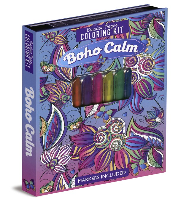 Boho Calm Coloring Kit