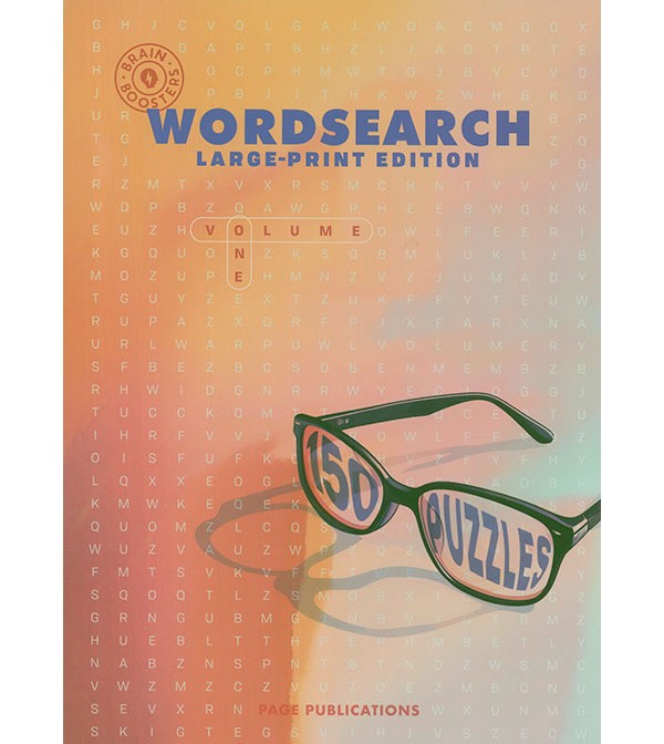 Brain Boosters Wordsearch Large-Print Edition Vol.1