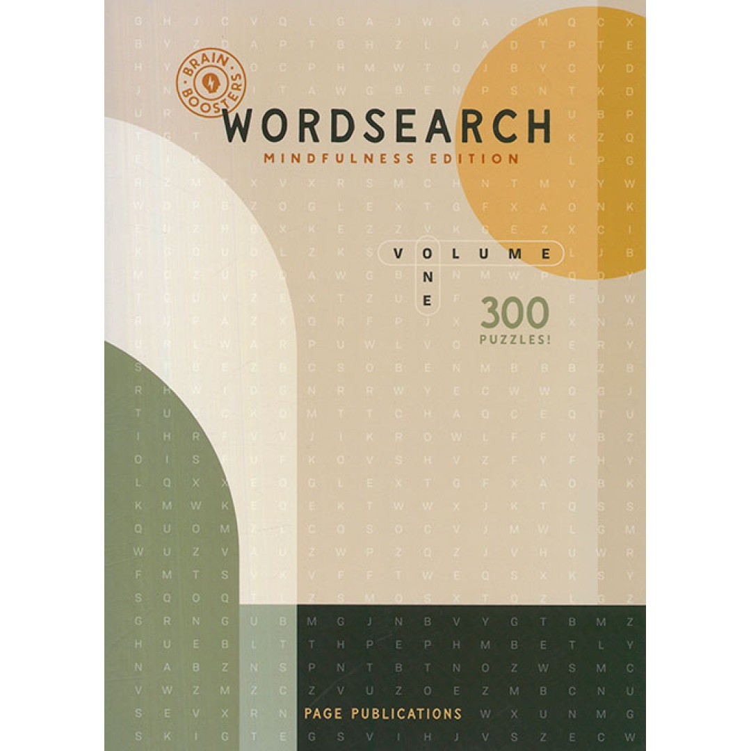 Brain Boosters Wordsearch Mindfulness Edition Vol. 1