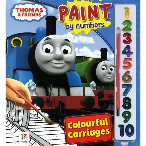 Thomas & Friends Paint by Numbers Colourful Carriages