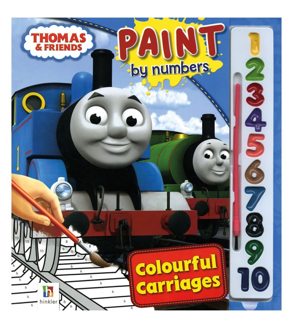 Thomas & Friends Paint by Numbers Colourful Carriages