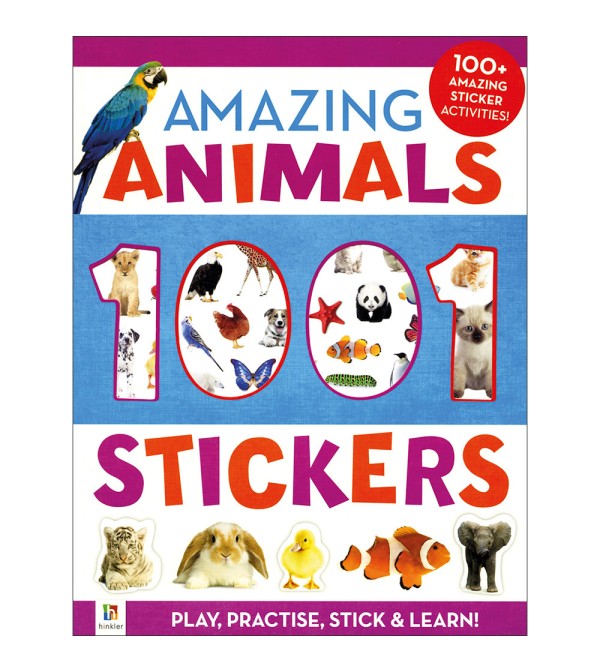 1001 Stickers Amazing Animals