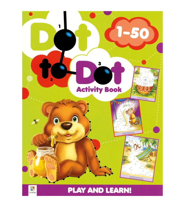 Dot to Dot Activity Book Play and Learn 1-50
