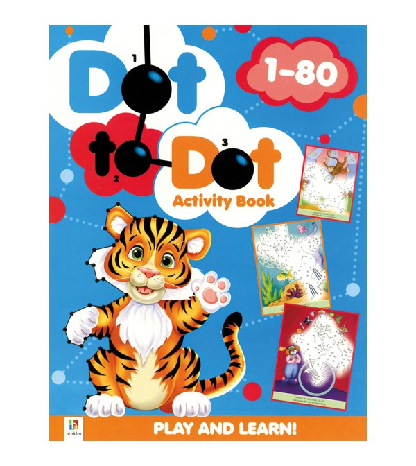 Dot to Dot Activity Book Play and Learn 1-80