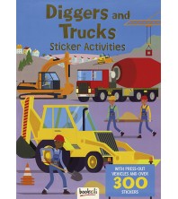 Diggers and Trucks Sticker Activities