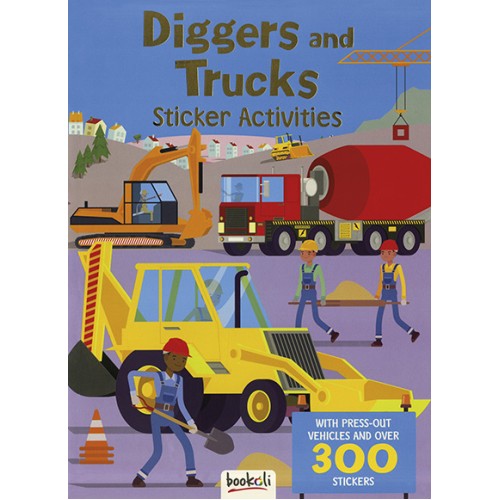 Diggers and Trucks Sticker Activities