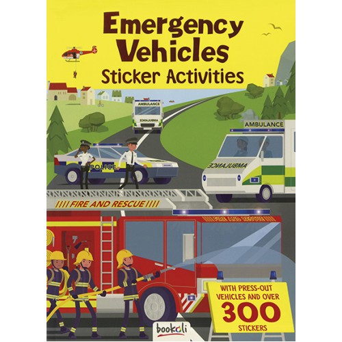 Emergency Vehicles Sticker Activities