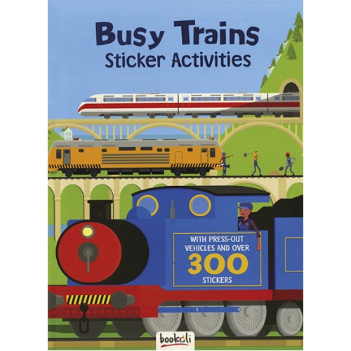 Busy Trains Sticker Activities