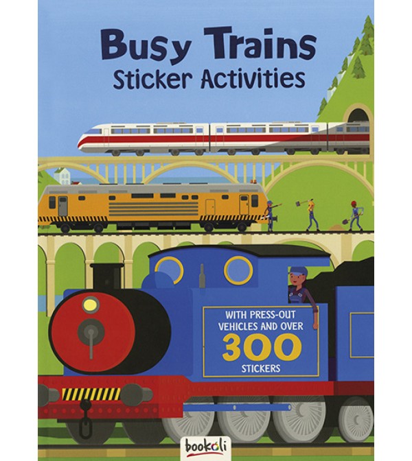 Busy Trains Sticker Activities