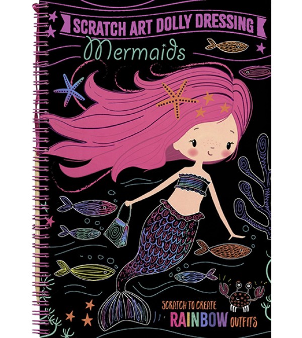 Scratch Art Dolly Dressing Mermaids