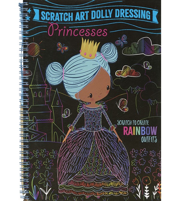 Scratch Art Dolly Dressing Princesses