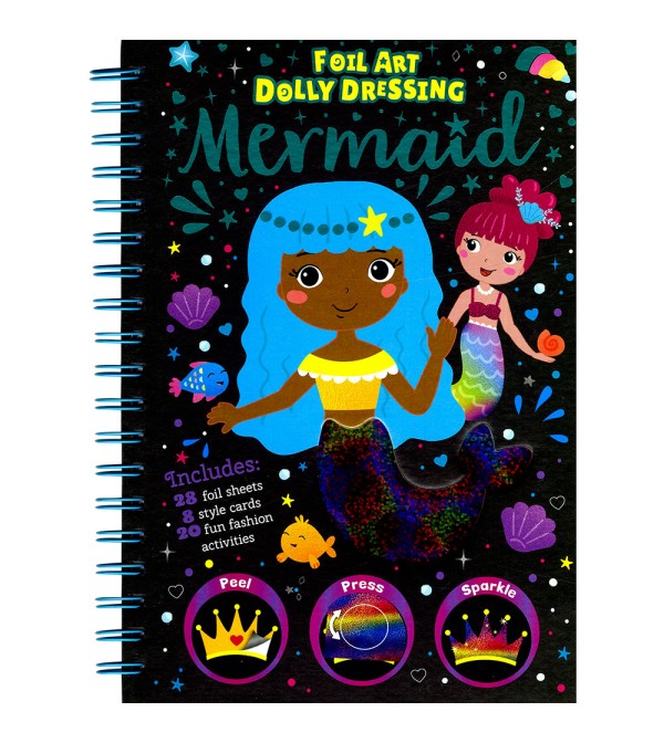 Foil Art Dolly Dressing Mermaid