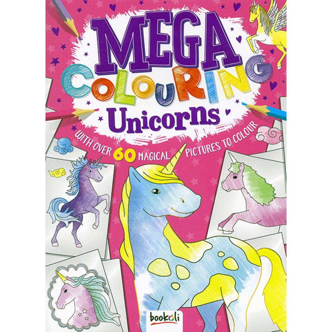 Mega Colouring Unicorns