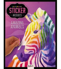 Kaleidoscope Sticker Mosaics: Amazing Animals