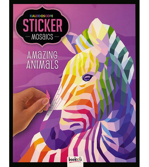 Kaleidoscope Sticker Mosaics: Amazing Animals