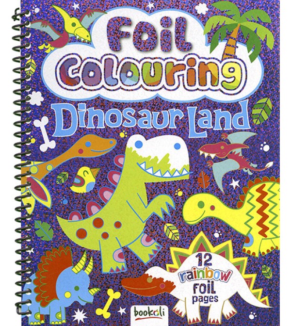 Foil Colouring Dinosaur Land