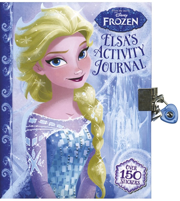 Disney Frozen Elsa`s Activity Journal (Lock & Key)