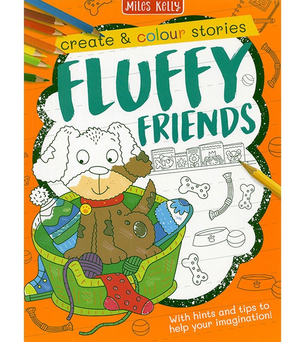 Create & Colour Stories Fluffy Friends