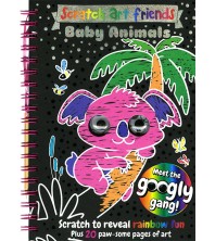 Scratch Art Friends Baby Animals