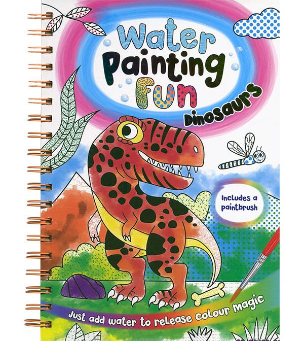 Water Painting Fun Dinosaurs