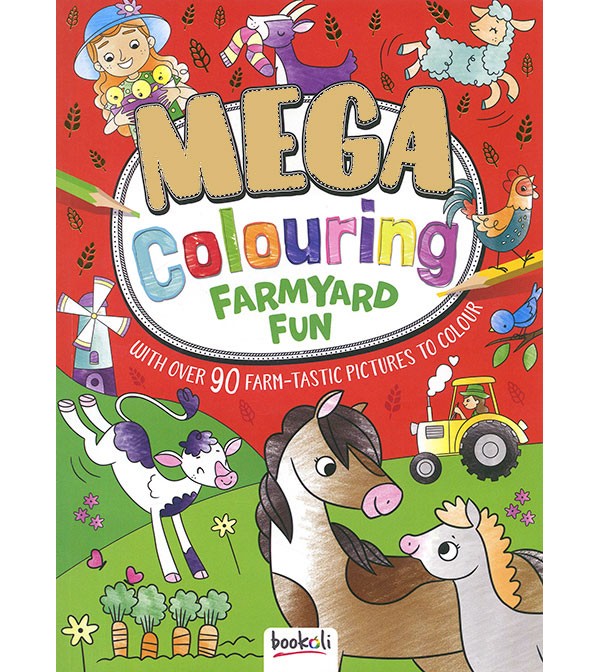 Mega Colouring Farmyard Fun