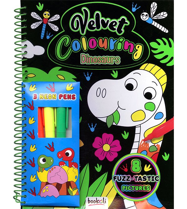 Velvet Colouring Dinosaurs