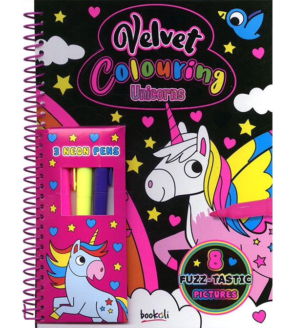 Velvet Colouring Unicorns