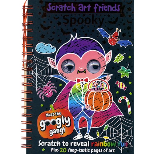 Scratch Art Friends Spooky
