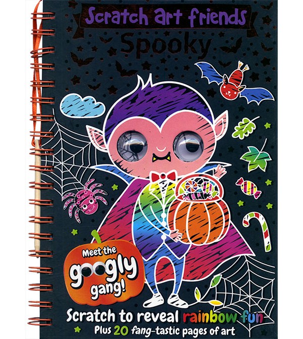 Scratch Art Friends Spooky