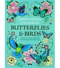Butterflies & Birds Inspirational Colouring