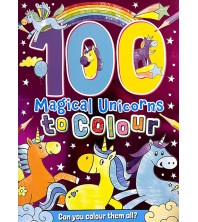 100 Magical Unicorns to Colour