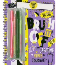 Brush It Off My Creative Vibes Journal