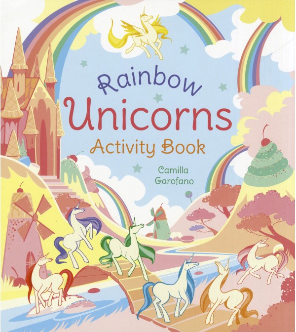 Rainbow Unicorns Activity Book