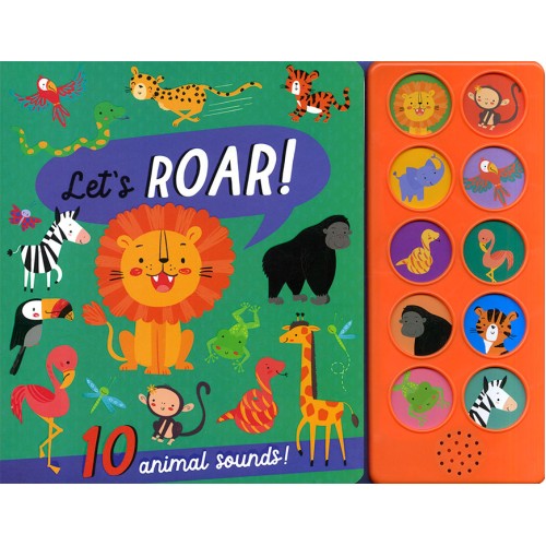 Let`s Roar 10 Animal Sound Book