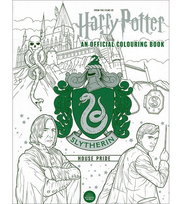 Harry Potter An Official Colouring Book Slytherin