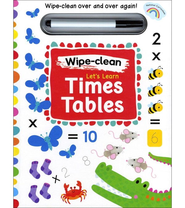 Let's Learn Times Tables Wipe-clean