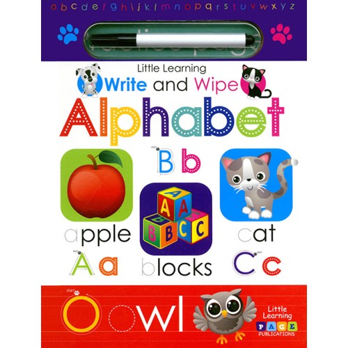 Little Learning Write and Wipe Alphabet