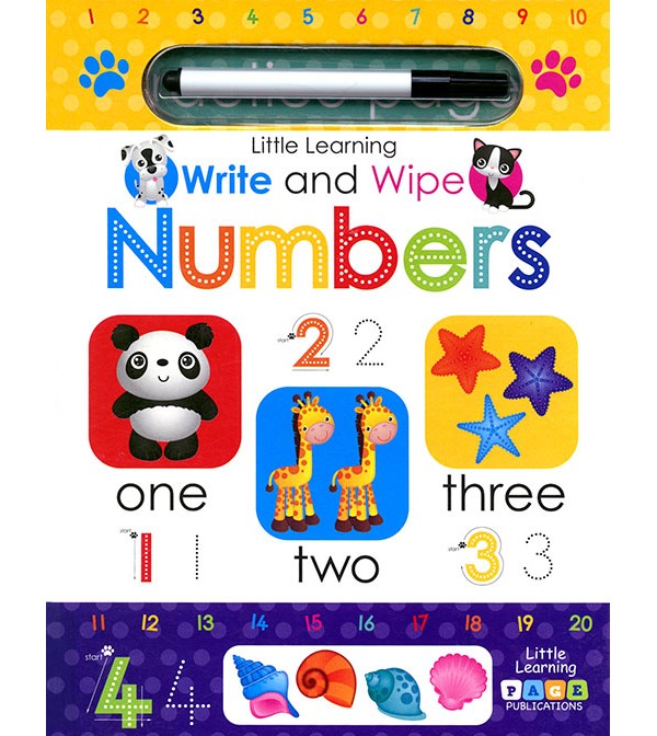 Little Learning Write and Wipe Numbers