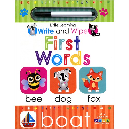 Little Learning Write and Wipe First Words